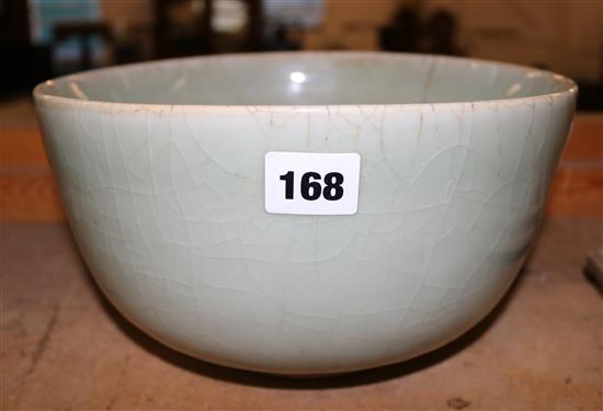 Celadon glazed bowl